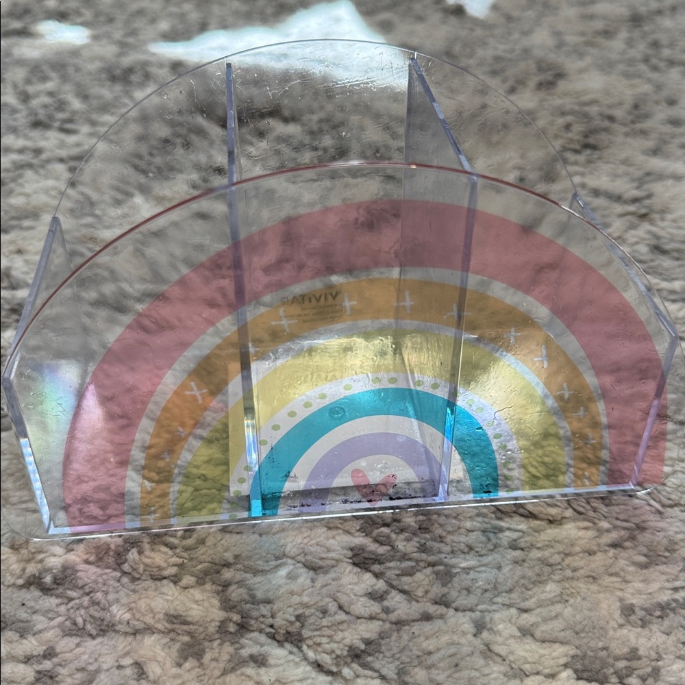 Rainbow Acrylic Organizer